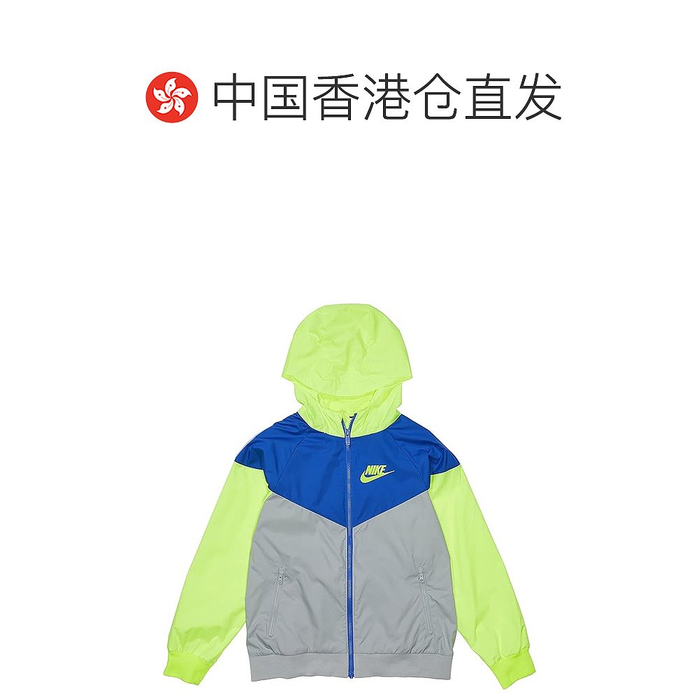 香港直邮潮奢 Nike 耐克 男童 Windrunner 休闲连帽夹克(儿童/青) - 图1