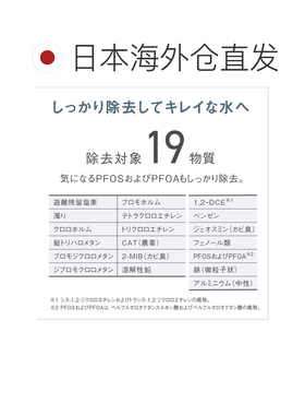 日本直邮松下 水龙头直结型净水器 液晶表示型 TK-CJ24-W 白