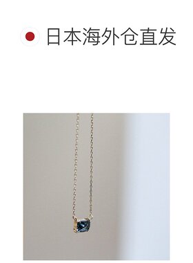 1h可退 日本直邮cui-cui 伦敦蓝托帕石长方形K10YG项链 903083