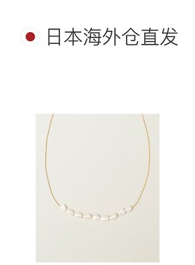 1h可退 日本直邮quaranciel: 前扣珍珠项链精致吊坠