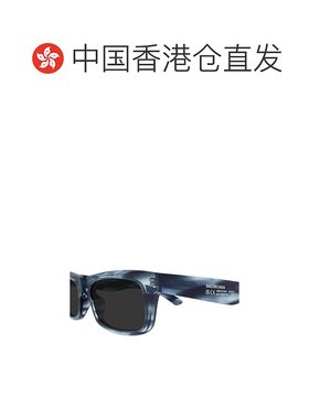 香港直邮BALENCIAGA 男士太阳镜 BB0422S004 AW2025 黑色 几何太