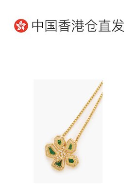 1h可退 香港直邮潮奢 ZIMMERMANN 女士 镀金珐琅水晶项链 5542S24