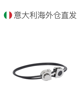 欧洲直邮ferragamo 男士 创意手链配饰皮绳手镯