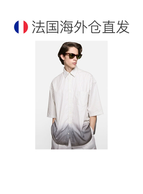 自营欧洲直邮Acne Studios 男女同款棕色/金色醋酸纤维方框太阳镜
