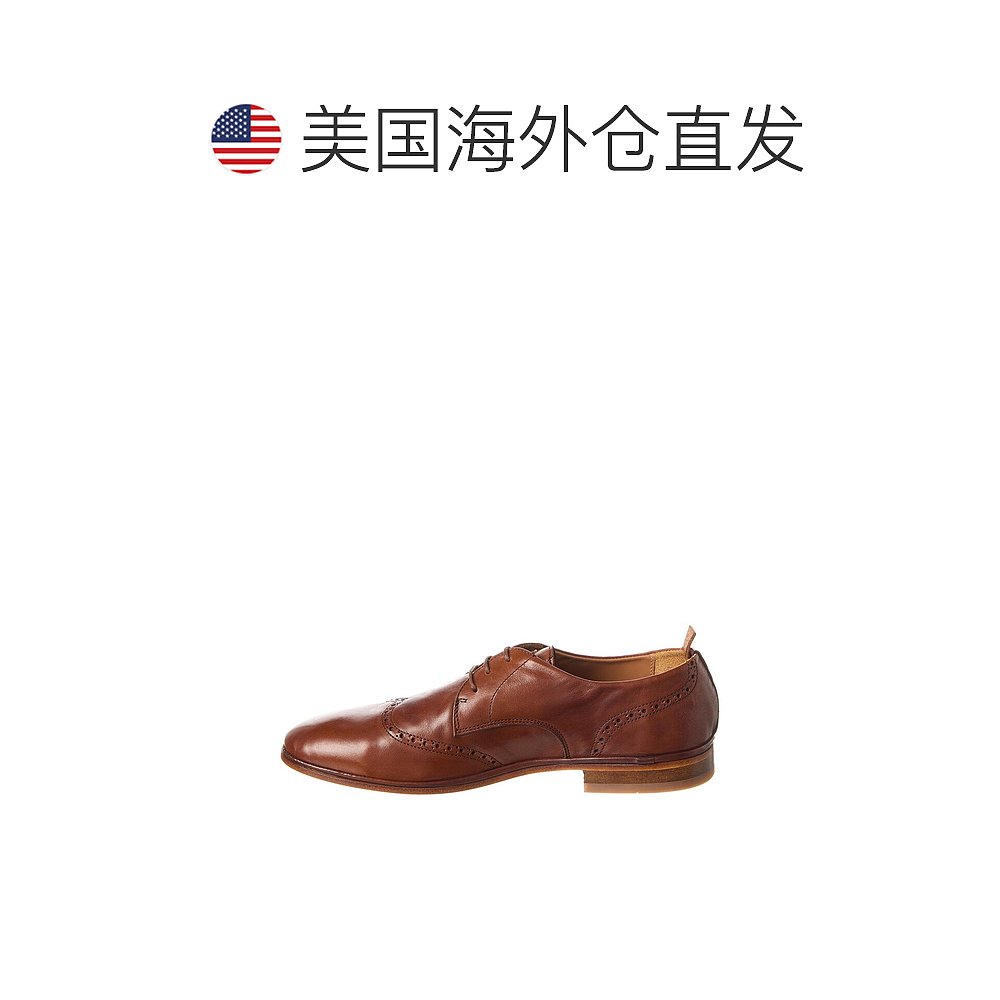 Antonio Maurizi Wingtip 皮革乐福鞋 - 棕色 【美国奥莱】直发 - 图1