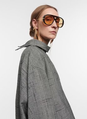 潮奢 Bottega Veneta 葆蝶家 女士 水滴飞行员太阳眼镜