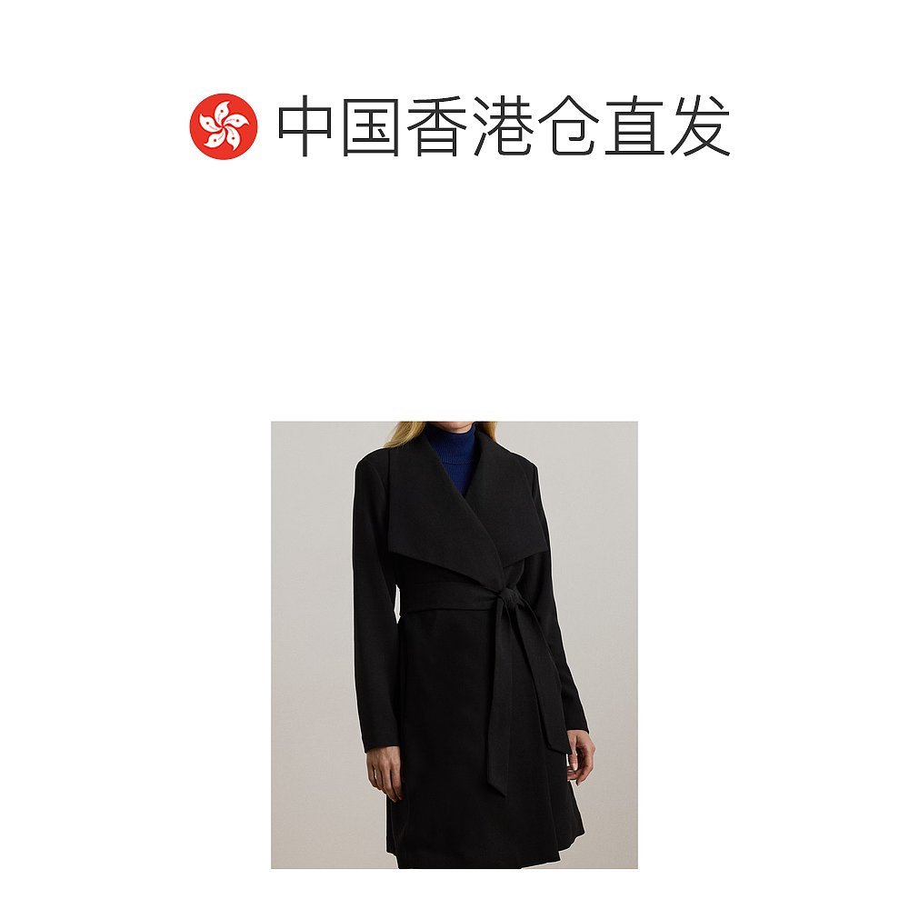 香港直邮Ralph Lauren 系带裹身大衣 297979537 - 图1