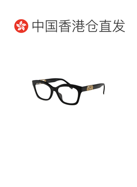 香港直邮FENDI 女士眼镜 FE50039I001 SS2025 黑色 O’Lock猫眼框