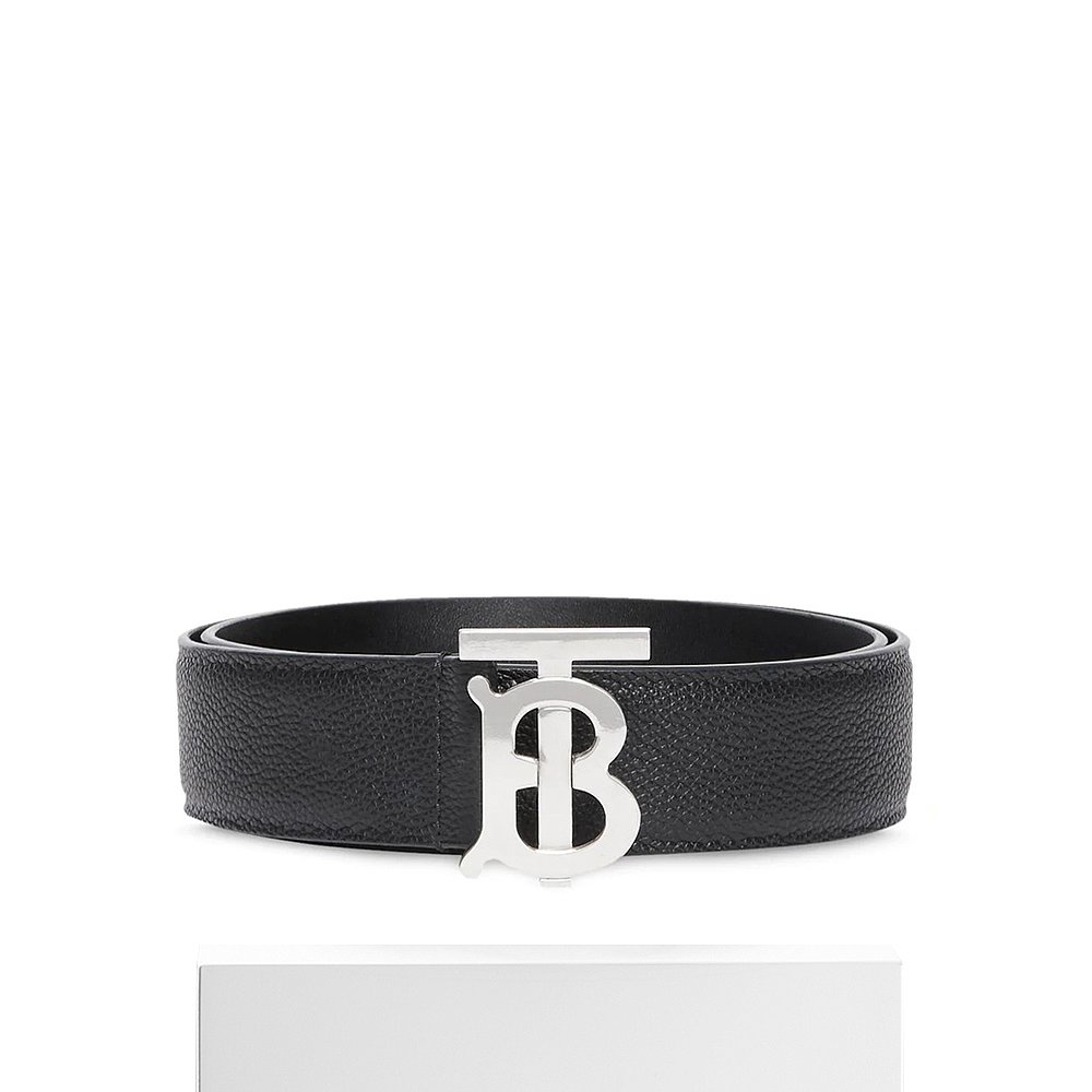 天猫国际海外仓直购BURBERRY 巴宝莉 黑色男士腰带 80155993