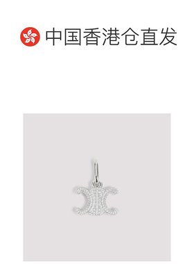 香港直邮CELINE 女士项链 B10326BCZGGM5 SS2026 银色 Triomphe系