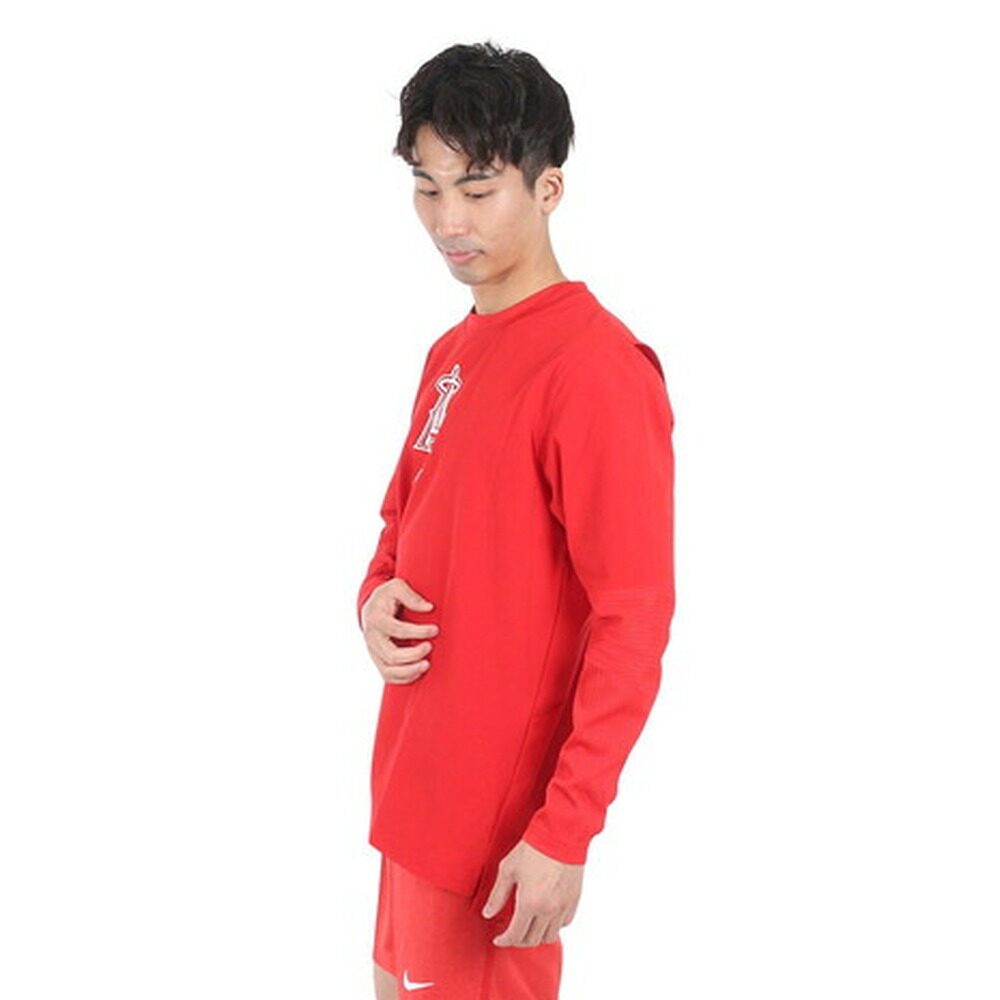 Japan direct mail MLB men's baseball uniform pullover long-sleeved shirt 015C-163N-ANG-5Z2