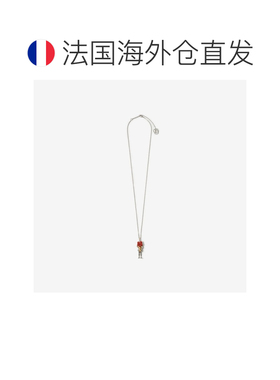 自营欧洲直邮Burberry博柏利 Knight Rose女士黄铜Charm项链吊坠