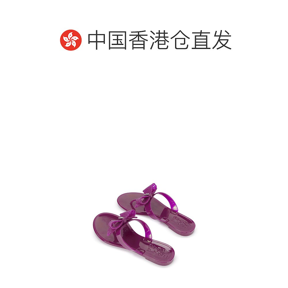 香港直邮SALVATORE FERRAGAMO 女士凉鞋 058448GRAPE - 图1