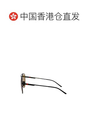 香港直邮GUCCI 男士眼镜 GG1677S005 CO 绿色几何框 古驰太阳镜