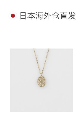 日本直邮日潮 agete 阿卡朵K10钻石项链白色 均码吊坠