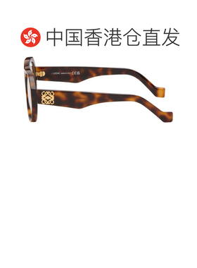 1h可退 香港直邮LOEWE 罗意威 女士 棕色 Anagram Geometric 眼镜