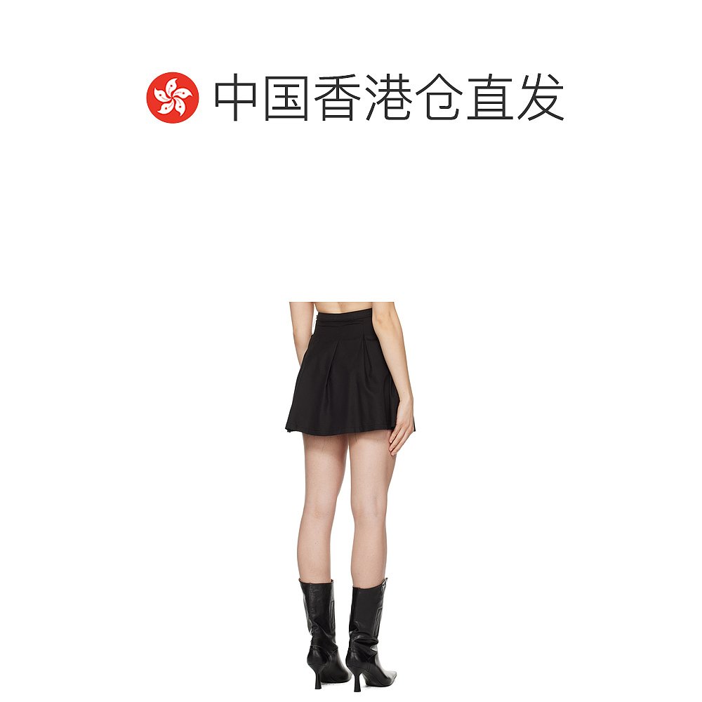 香港直邮潮奢 Our Legacy女士黑色 Object短裙 W2244O-图1