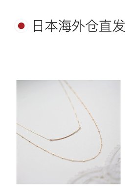 1h可退 日本直邮cui-cui 双链条黄金项链 K10YG 782573