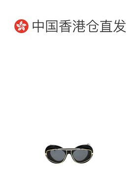 香港直邮LOEWE 女士眼镜 LW40120I01A SS2024 黑色 logo标识双框