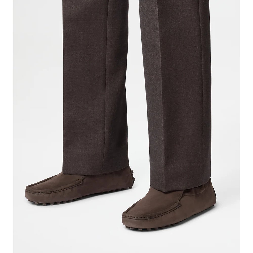 1h可退 TOD'S 女士休闲鞋 XXW22L0JR00UFQ9999 AW2025 深棕色拖鞋 - 图2