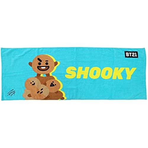 【日本直邮】丸真 运动毛巾 BT21 啦啦队 SHOOKY 5785005500 40 x - 图0