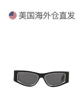 自营 off-white米白色中性黑色太阳镜-黑色 美国奥莱直发
