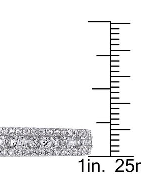 美国直邮Julianna B朱莉安娜女士戒指白色宝石单环时尚简约休闲