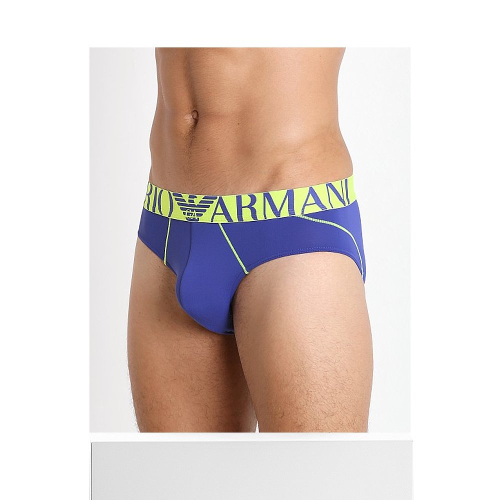 香港直邮EMPORIO ARMANI 蓝色男士内裤 39-110814-5A529-04833