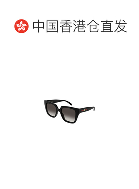 1h可退 香港直邮GUCCI 女士眼镜 GG2102S005 SS2026 黑色 几何太