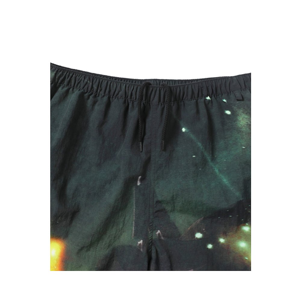 韩国直邮THISISNEVERTHAT公用短裤Flame Jogging Short Black TN-图0