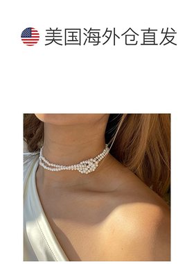 joey babyCece 双层珍珠项链 - 金色 【美国奥莱】直发