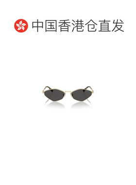 香港直邮MIU MIU 女士眼镜 MU56ZSZVN5S0 CO 黑色 徽标太阳镜配饰