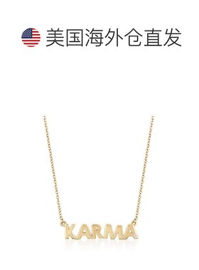 自营 ariana rabbani带一条钻石项链的黄金 KARMA - 默认标题 美