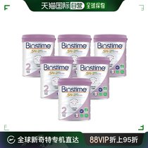 Europe Direct mail Biostime Raw Dollar Baby Goat Milk Powder 2 segments Organic 800g * 6 cans (6-12 months)