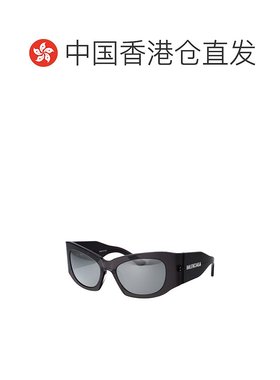 香港直邮BALENCIAGA 女士眼镜 BB0327S003 SS2024 黑色 几何框太