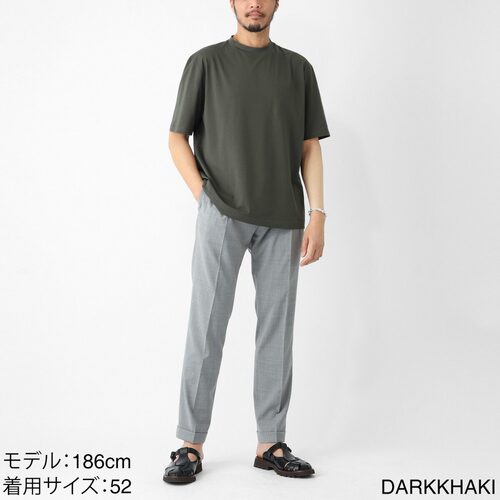 日本直邮Cruciani 男士圆领 T恤u61t01 60gc3 90297 GIROCOLLO OV - 图3