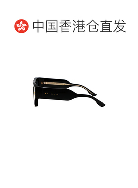 自营GUCCI 男士太阳镜 GG1262S001 SS2025 古驰徽标 太阳镜黑色