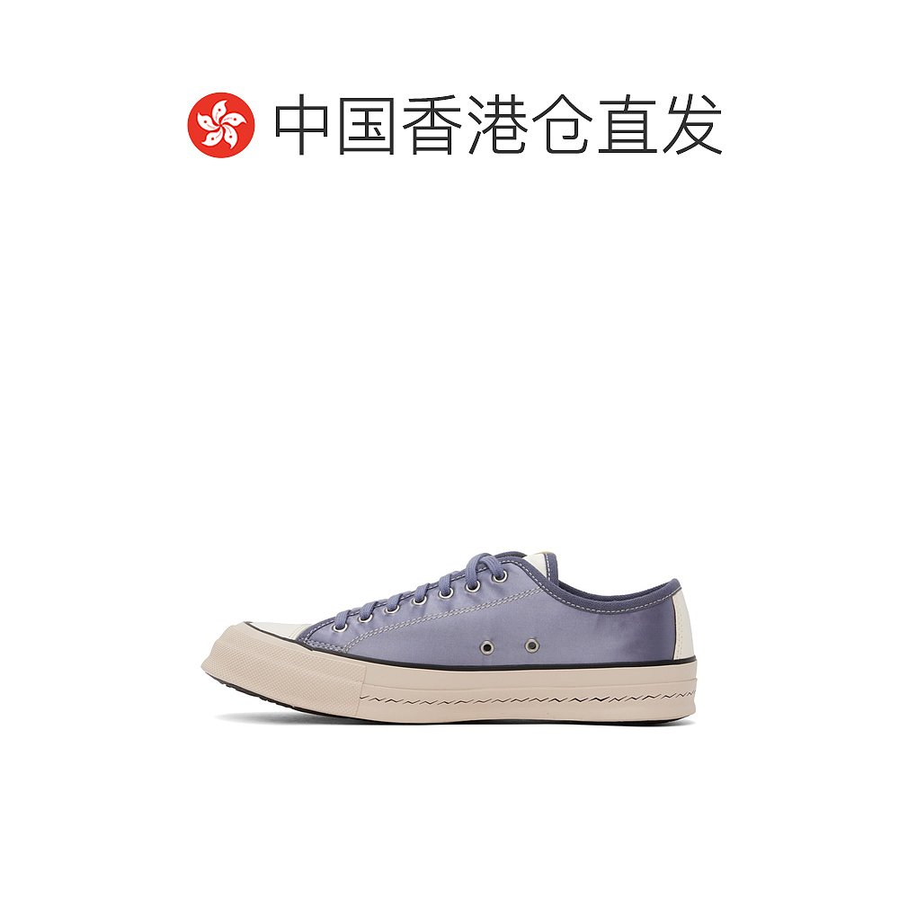 香港直邮潮奢 Visvim维斯维木男士紫色 Skagway Lo运动鞋 012-图1