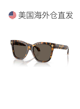 自营versace范思哲女士55毫米棕色太阳镜VE4511F-5514-3-55黄色