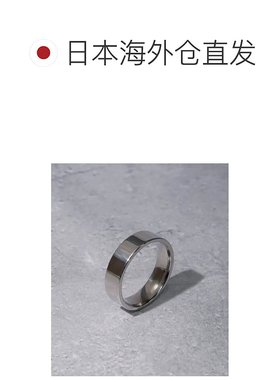 1h可退 日本直邮SBG 平面带状戒指 简约风格 防过敏不锈钢材质 搭