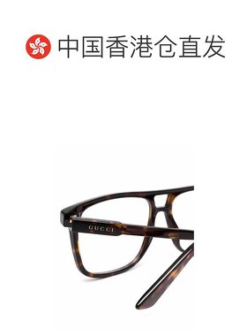 自营GUCCI 男士太阳镜 GG1035O002 古驰 方框黑色平光镜