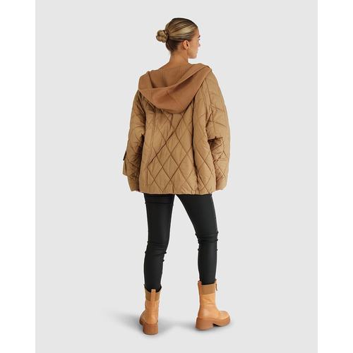 自营 belle & bloomOnly You绗缝实用夹克-黑色 美国奥莱直发 - 图2