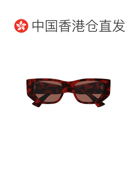 1h可退 香港直邮GUCCI 女士眼镜 GG1959S003 SS2026 红色 几何太