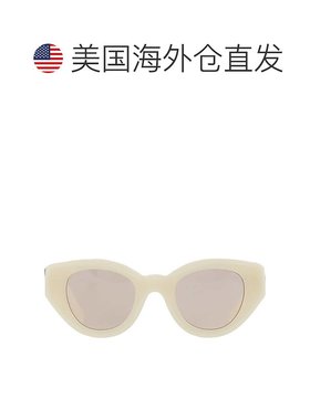 自营Burberry Meadow Light Brown Cat Eye Sunglasses BE4390 40