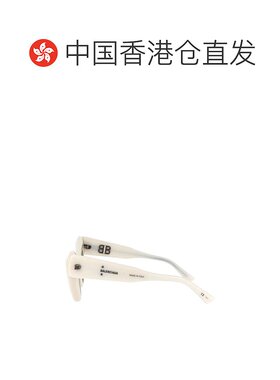 香港直邮BALENCIAGA 女士眼镜 BB0204S003-1 SS2025 白色 Balenci