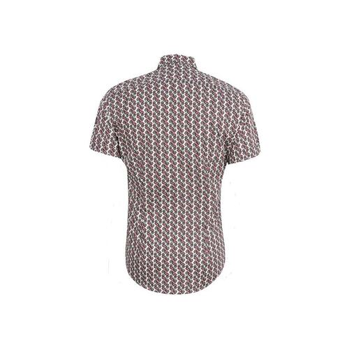 1h可退 MOSCHINO 男士衬衫 78333R70W60440 SS2019 灰色 男士衬衫 - 图0