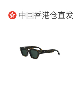 1h可退 香港直邮FENDI 男士太阳镜 FE40191I52N AW2025 绿色配饰