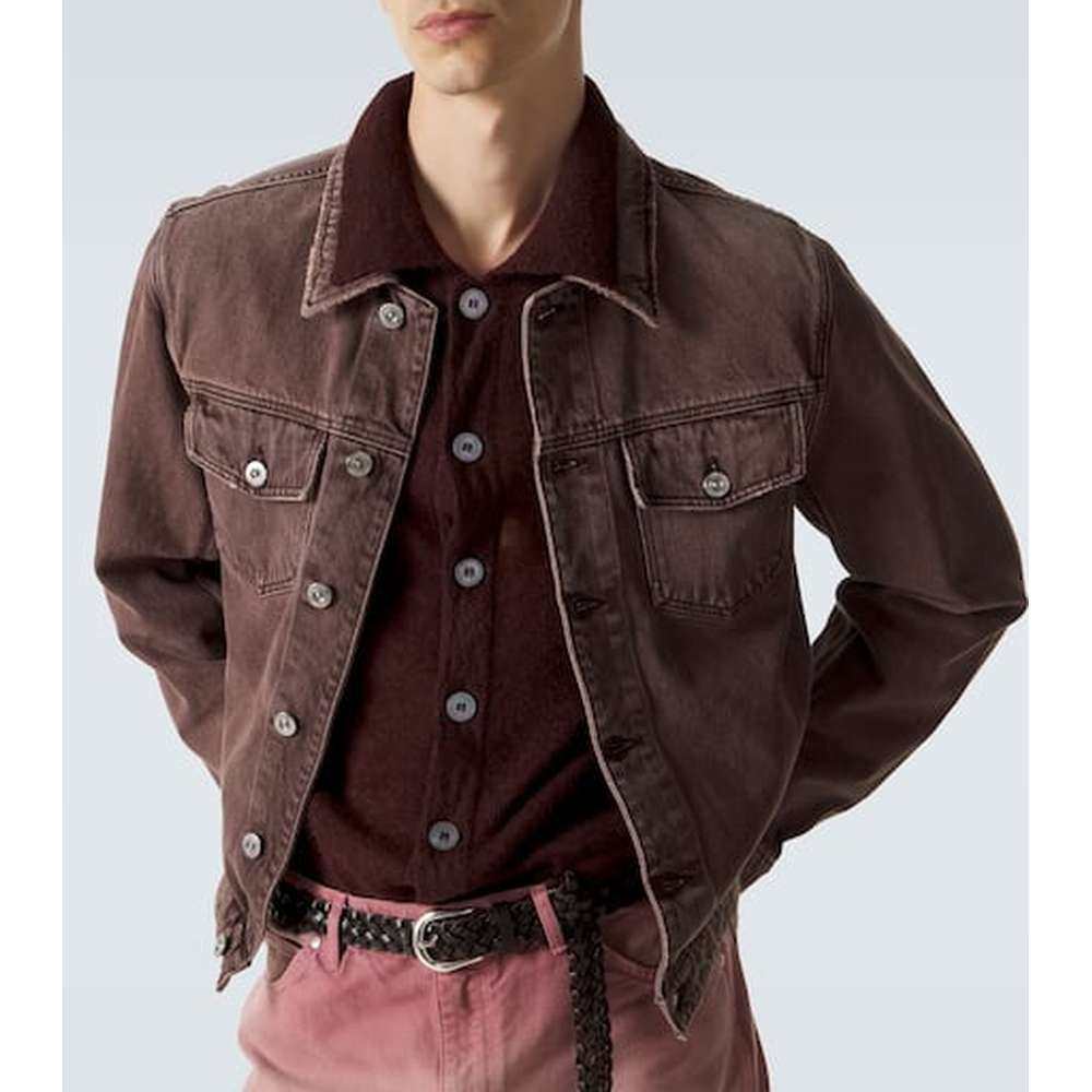 1h可退 香港直邮Our Legacy 男士 Origin 磨破牛仔布夹克,淘宝优惠券,粉丝福利购,淘宝优惠卷