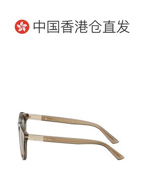 香港直邮Gucci 古驰 男士 棕色 Round-Frame 太阳镜 GG1501S