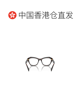 香港直邮PRADA 女士眼镜 PRA20V17N1O1 CO 普拉达 矩形黑色平光镜